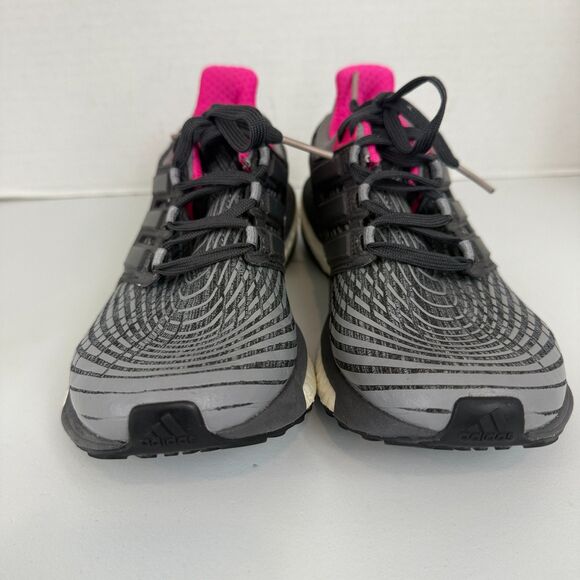 Adidas Women's Energy Boost Running Shoes Sneakers BB3456 Gray Pink Size 7 - Picture 3 of 10
